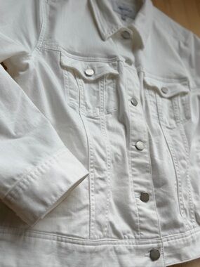 Liverpool White Denim Jean Jacket
